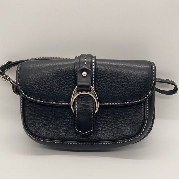 Dooney & Bourke Pebbled Leather Black - Picture 1 of 13